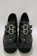 Bubbles / ダブルバックル厚底シューズ 36/22.5cm~23.0cm ブラック H-26-02-16-084-CA-SH-NS-ZH