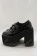 画像2: Bubbles / ダブルバックル厚底シューズ 36/22.5cm~23.0cm ブラック H-26-02-16-084-CA-SH-NS-ZH (2)