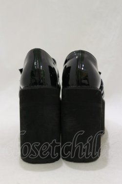 画像3: Bubbles / ダブルバックル厚底シューズ 36/22.5cm~23.0cm ブラック H-26-02-16-084-CA-SH-NS-ZH