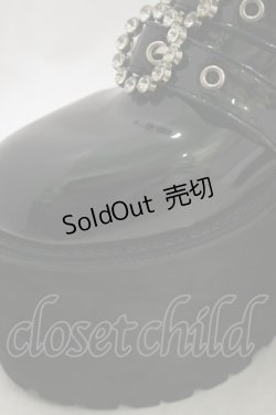 画像5: Bubbles / ダブルバックル厚底シューズ 36/22.5cm~23.0cm ブラック H-26-02-16-084-CA-SH-NS-ZH