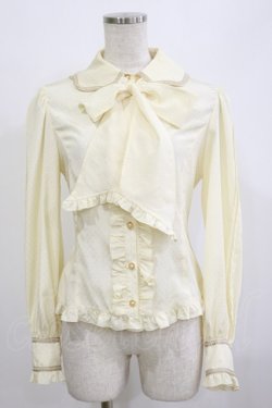 画像1: metamorphose / リボンタイ付きブラウス Free アイボリー H-26-02-16-010-ME-BL-NS-ZH