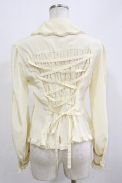 画像2: metamorphose / リボンタイ付きブラウス Free アイボリー H-26-02-16-010-ME-BL-NS-ZH