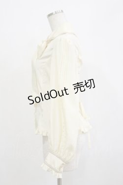 画像3: metamorphose / リボンタイ付きブラウス Free アイボリー H-26-02-16-010-ME-BL-NS-ZH