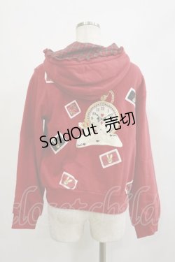 画像2: PINK HOUSE / ワッペンパーカー Free レッド H-26-02-16-011-LO-TO-NS-ZH