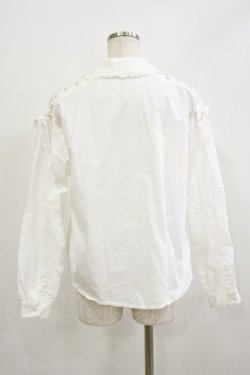 画像2: Secret Honey / チェックネクタイ付きブラウス Free オフ/レッド H-26-02-16-012-CA-BL-NS-ZH