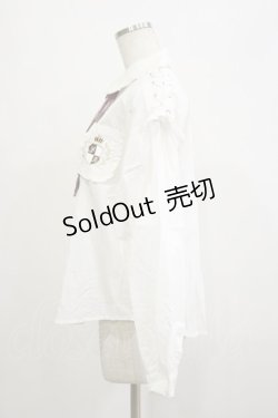 画像3: Secret Honey / チェックネクタイ付きブラウス Free オフ/ピンク H-26-02-16-013-CA-BL-NS-ZH