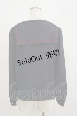 画像2: axes femme kawaii / セーラー襟ブラウス M ネイビー H-26-02-16-014-AX-BL-NS-ZH