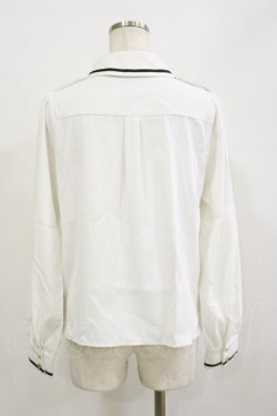 画像2: Amavel / Wanderlands Emblemシャツブラウス Free オフ H-26-02-16-016-CA-BL-NS-ZH