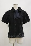 Kurumi Collaboration / マリンアカデミアブラウス L ブラック H-26-02-16-017-LO-BL-NS-ZH