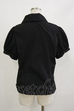 画像2: Kurumi Collaboration / マリンアカデミアブラウス L ブラック H-26-02-16-017-LO-BL-NS-ZH