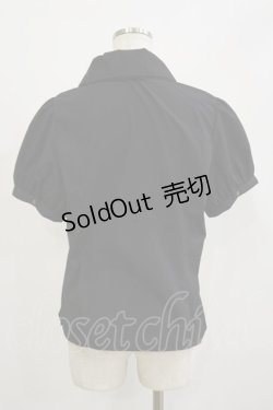 画像2: Kurumi Collaboration / マリンアカデミアブラウス L ブラック H-26-02-16-017-LO-BL-NS-ZH