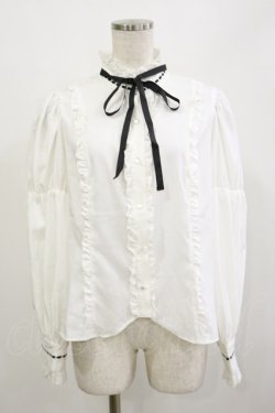 画像1: Eri Aino's Collection / シャーロットの水曜日ブラウス L ブラック H-26-02-16-018-LO-BL-NS-ZH