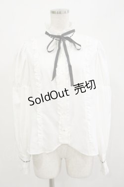 画像1: Eri Aino's Collection / シャーロットの水曜日ブラウス L ブラック H-26-02-16-018-LO-BL-NS-ZH