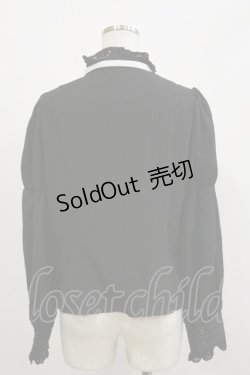 画像2: Eri Aino's Collection / シャーロットの水曜日ブラウス L ブラック H-26-02-16-019-LO-BL-NS-ZH