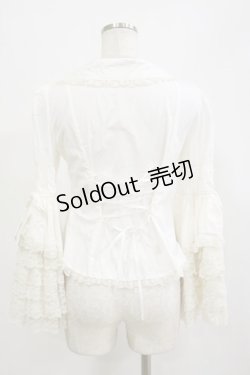 画像2: Dream Lolita（海外ロリータブランド） / 丸襟姫袖ブラウス S オフ H-26-02-16-020-LO-BL-NS-ZH