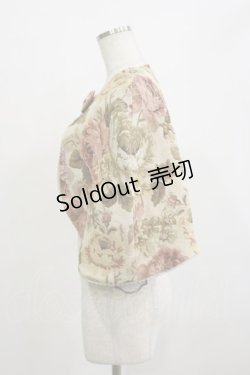 画像3: Kurumi Collaboration / TT*KRゴブランケープ L アイボリー H-26-02-16-003-LO-TO-NS-ZH