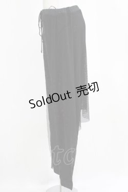 画像2: PUNK RAVE / Goth black flame leggings 4XL 黒 H-26-02-17-024-PU-PA-AK-ZH