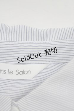 画像4: Jane Marple Dans Le Salon / ストライプブラウス  サックス H-26-02-17-027-JM-BL-KB-ZH