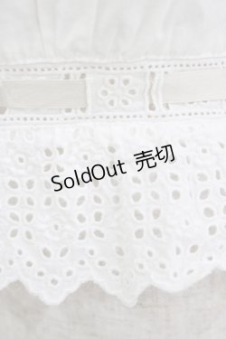 画像4: Jane Marple Dans Le Salon / レースピンタックブラウス  ホワイト H-26-02-17-029-JM-BL-KB-ZH