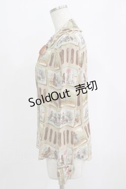 画像2: Jane Marple / ラングドシャショコラブラウス  ライトベージュ H-26-02-17-030-JM-BL-KB-ZH