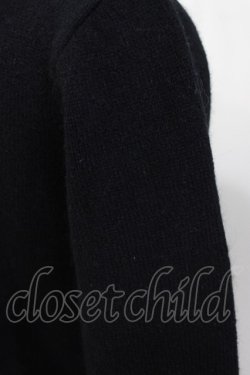 画像4: Shirley Temple / ファーカラーニットボレロ 160 ブラック×ホワイト H-26-02-17-033-ET-TO-KB-ZH