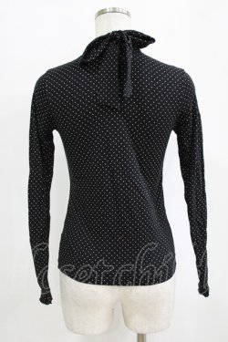 画像3: Emily Temple cute / バックリボンドットハイネックカットソー  ブラック H-26-02-17-035-ET-TO-KB-ZH