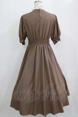 画像3: m petit by misako / ナシジムジキリカエワンピース M ブラウン H-26-02-17-004-LO-OP-KB-ZH