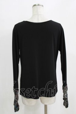 画像3: Qutie Frash / クロスインナーT  黒 H-26-02-17-041-QU-TO-KB-ZH