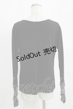 画像3: Qutie Frash / クロスインナーT  黒 H-26-02-17-041-QU-TO-KB-ZH