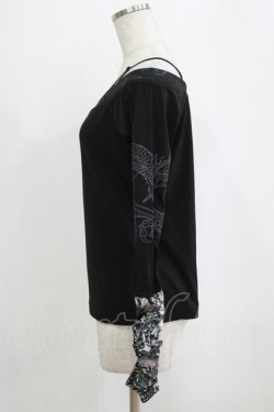 画像2: Qutie Frash / オフショルインナー  ブラック H-26-02-17-042-QU-TO-KB-ZH