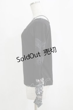 画像2: Qutie Frash / オフショルインナー  ブラック H-26-02-17-042-QU-TO-KB-ZH