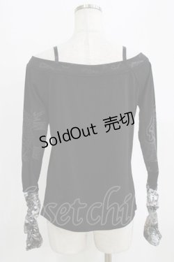 画像3: Qutie Frash / オフショルインナー  ブラック H-26-02-17-042-QU-TO-KB-ZH