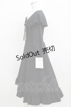 画像2: MIHO MATSUDA / ワンピース・ルアウ M ブラック×ホワイト H-26-02-17-005-GO-OP-KB-ZH