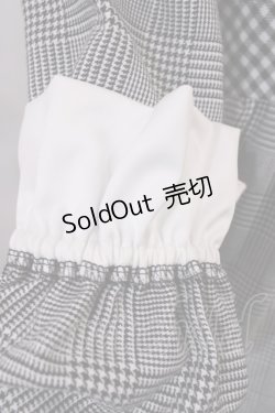 画像4: Nile Perch / Vフリルチェックワンピース Free ブラック H-26-02-17-1005-LO-OP-NS-ZH