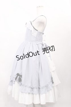 画像2: Chalmiere / 不思議の国のジャンパースカート M サックス H-26-02-17-1001-0-OP-NS-ZH