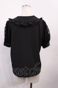 画像2: Lily Merry / リボンブラウス L ブラック H-26-02-17-1012-LO-BL-NS-ZH