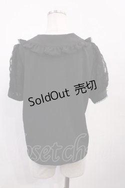 画像2: Lily Merry / リボンブラウス L ブラック H-26-02-17-1012-LO-BL-NS-ZH