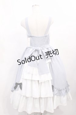 画像3: Chalmiere / 不思議の国のジャンパースカート M サックス H-26-02-17-1001-0-OP-NS-ZH