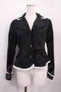 Eri Aino's collaboration / シャーロットの水曜日ジャケット L ブラック H-26-02-17-1016-EL-JA-NS-ZH