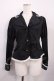 画像1: Eri Aino's collaboration / シャーロットの水曜日ジャケット L ブラック H-26-02-17-1016-EL-JA-NS-ZH (1)