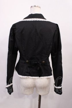 画像2: Eri Aino's collaboration / シャーロットの水曜日ジャケット L ブラック H-26-02-17-1016-EL-JA-NS-ZH