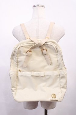 画像1: m petit by misako / NINA'S コラボ AM2WAYリュック  アイボリー H-26-02-17-1017-LO-BG-NS-ZH