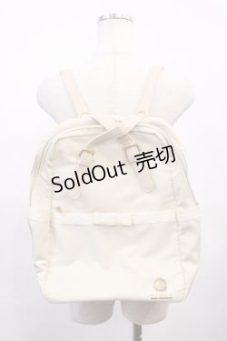 画像1: m petit by misako / NINA'S コラボ AM2WAYリュック  アイボリー H-26-02-17-1017-LO-BG-NS-ZH