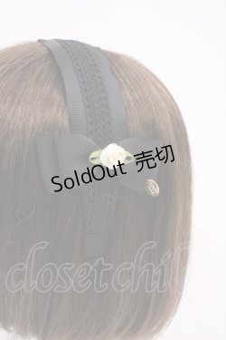 画像2: m petit by misako / NINA'sコラボ AM*NIフラワーカチューシャ  ブラック H-26-02-17-1019-LO-AC-NS-ZH