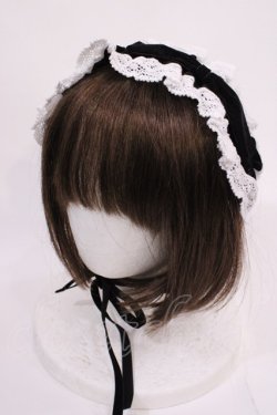 画像1: Eri Aino's collaboration / AE*ヘッドドレス  ブラック H-26-02-17-1029-EL-AC-NS-ZH