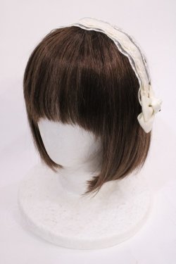 画像1: m petit by misako / AM*NIヘッドドレスA  アイボリー H-26-02-17-1032-LO-AC-NS-ZH