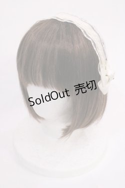 画像1: m petit by misako / AM*NIヘッドドレスA  アイボリー H-26-02-17-1032-LO-AC-NS-ZH