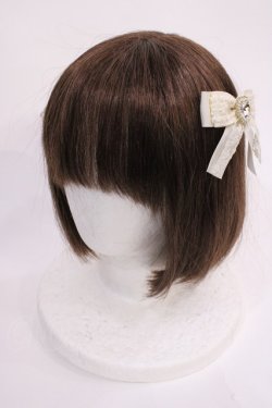 画像1: m petit by misako / AM2Pビジュークリップ  アイボリー H-26-02-17-1034-LO-ZA-NS-ZH