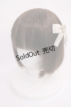 画像1: m petit by misako / AM2Pビジュークリップ  アイボリー H-26-02-17-1034-LO-ZA-NS-ZH