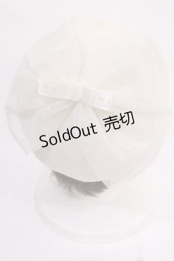 画像1: m petit by misako / AM*NIリボンベレー  オフ H-26-02-17-1039-LO-AC-NS-ZH